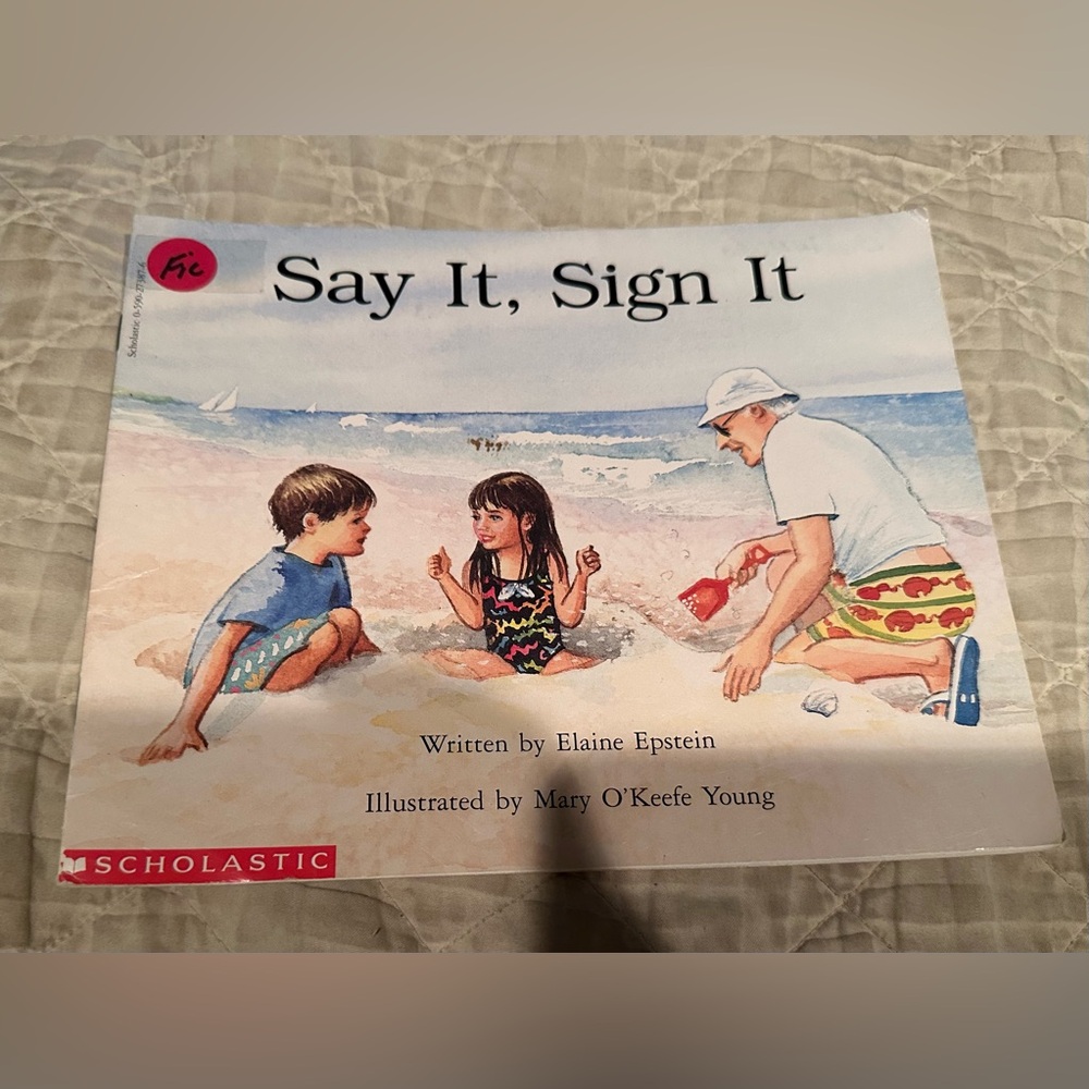 Scholastic 'Say It, Sign It' Children's Book